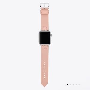 NWT TORY BURCH MCGRAW BAND FOR APPLE WATCH®, BLUSH LEATHER, 38 MM – 40 MM
